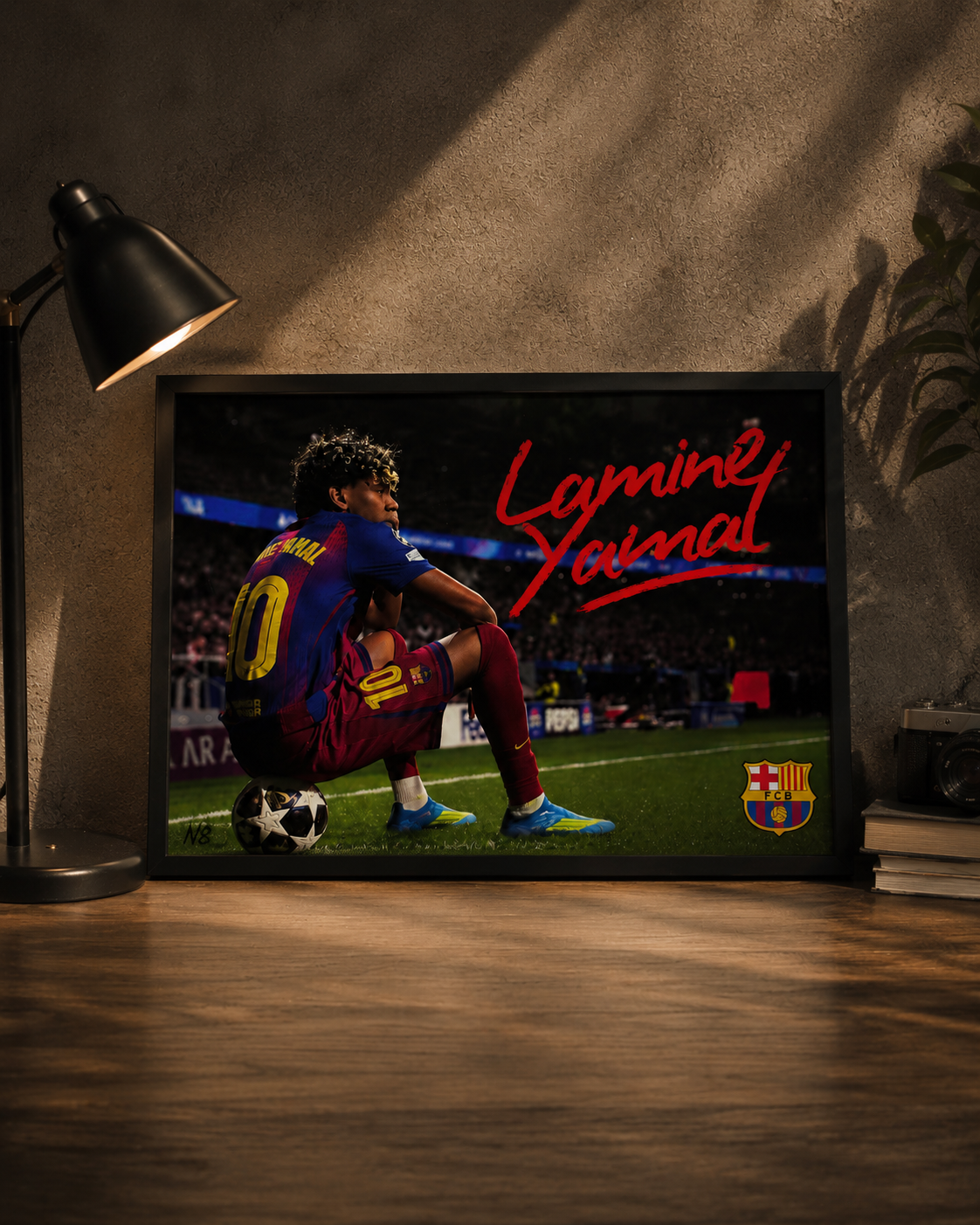 Plakat w ramce – Lamine Yamal