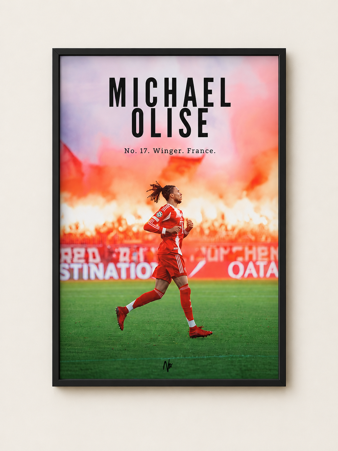 Plakat w ramce – Michael Olise