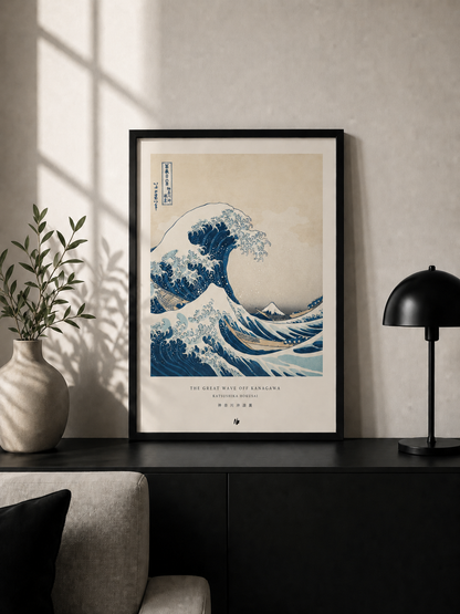 Wielka Fala w Kanagawie - Premium Poster