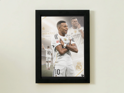 Kylian Mbappé "Ninja" - Premium Football Poster