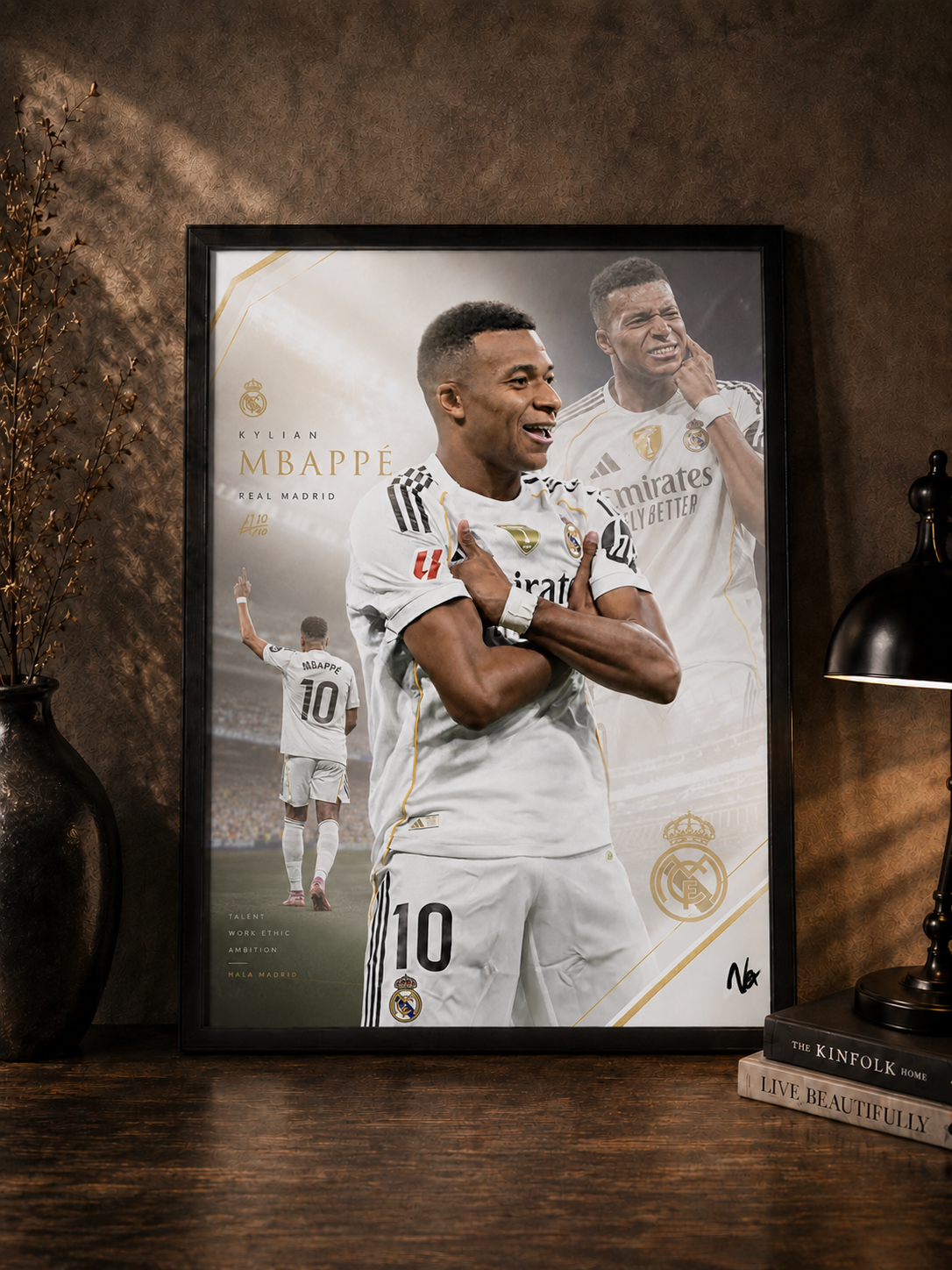 Kylian Mbappé "Ninja" - Premium Football Poster