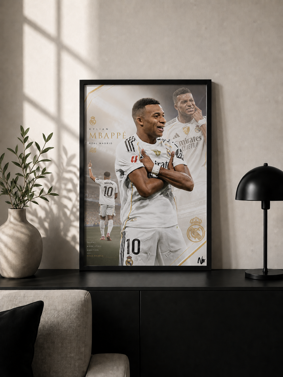Kylian Mbappé "Ninja" - Premium Football Poster