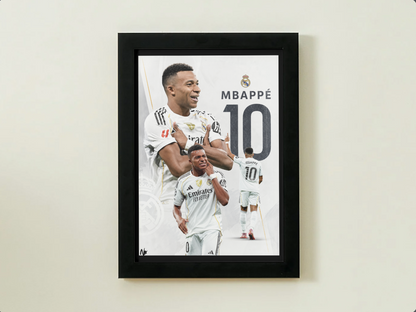 Kylian Mbappé "KM10" - Premium Football Poster