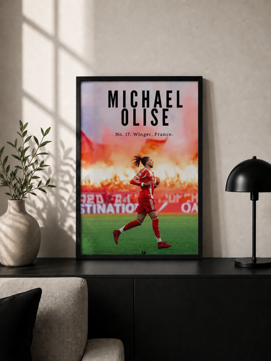 Michael Olise "Icon" - Premium Football Poster