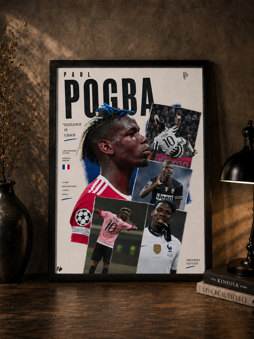 Plakat w ramce – Paul Pogba