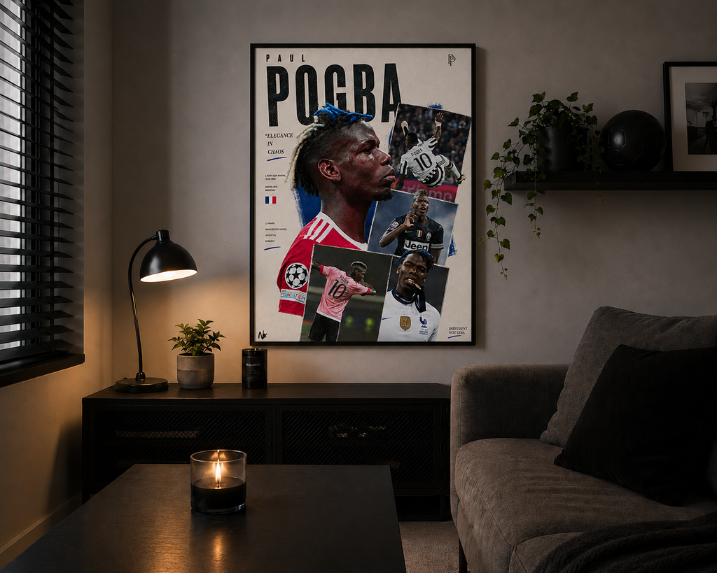 Plakat w ramce – Paul Pogba