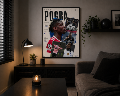 Paul Pogba "Street" - Premium Football Poster