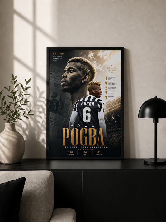 Paul Pogba "La Pioche" - Premium Football Poster