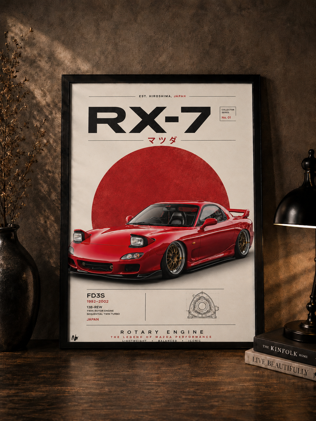 Mazda RX-7 FD3S - Premium Poster