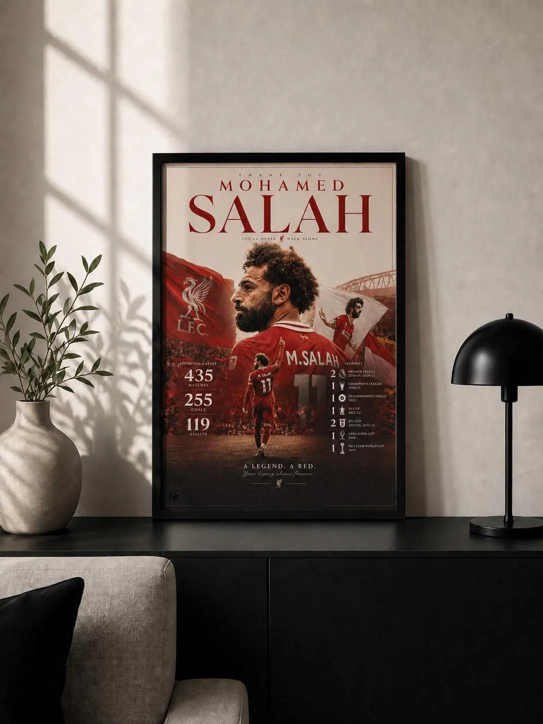 Mohamed Salah "Anfield" - Premium Football Poster