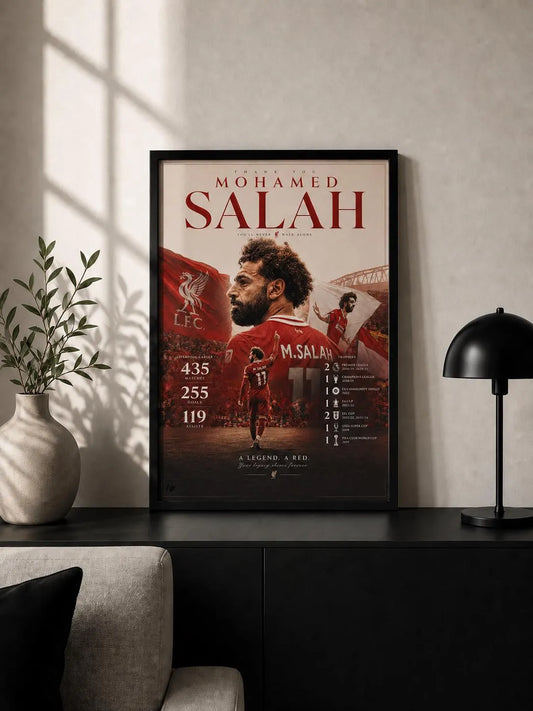 Mohamed Salah "Anfield" - Premium Football Poster