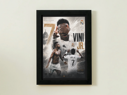 Vinicius Jr. "7" - Premium Football Poster
