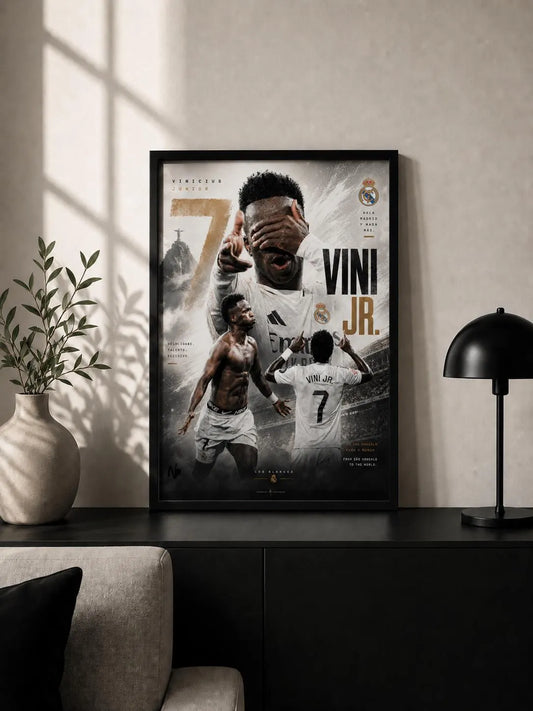 Vinicius Jr. "7" - Premium Football Poster