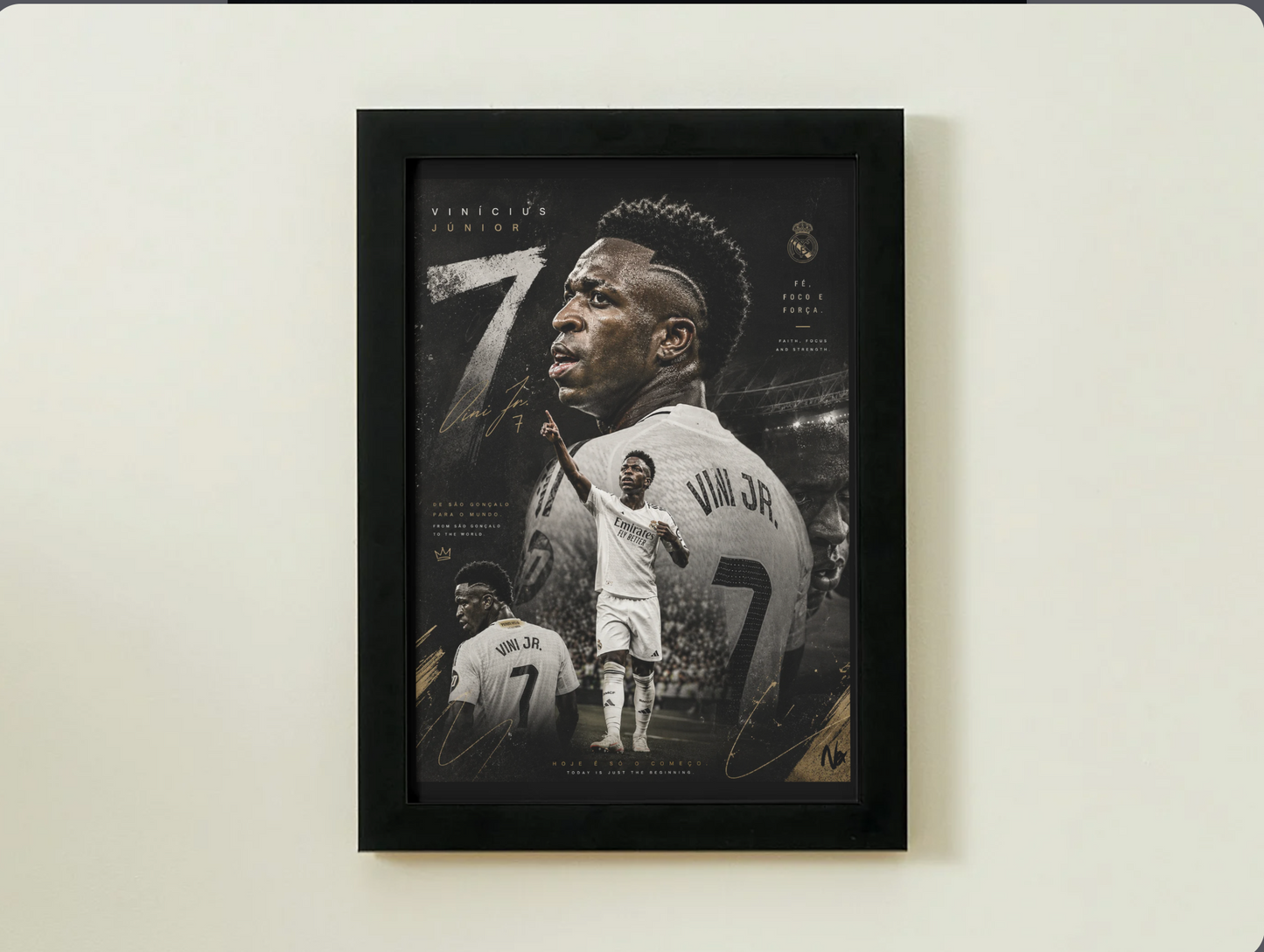 Vinicius Jr. "Vini" - Premium Football Poster