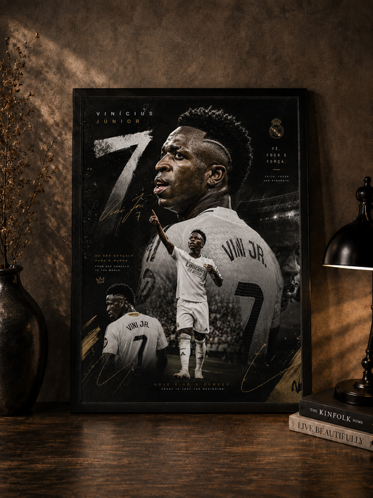 Vinicius Jr. "Vini" - Premium Football Poster
