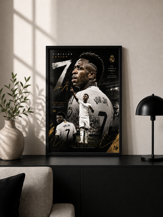 Vinicius Jr. "Vini" - Premium Football Poster