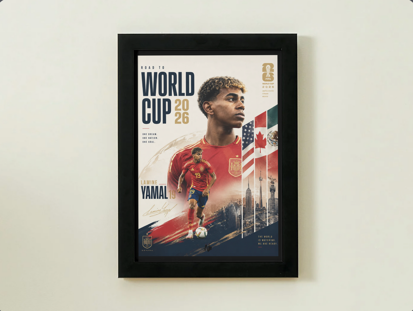 Lamine Yamal "Mundo" - Premium Football Poster