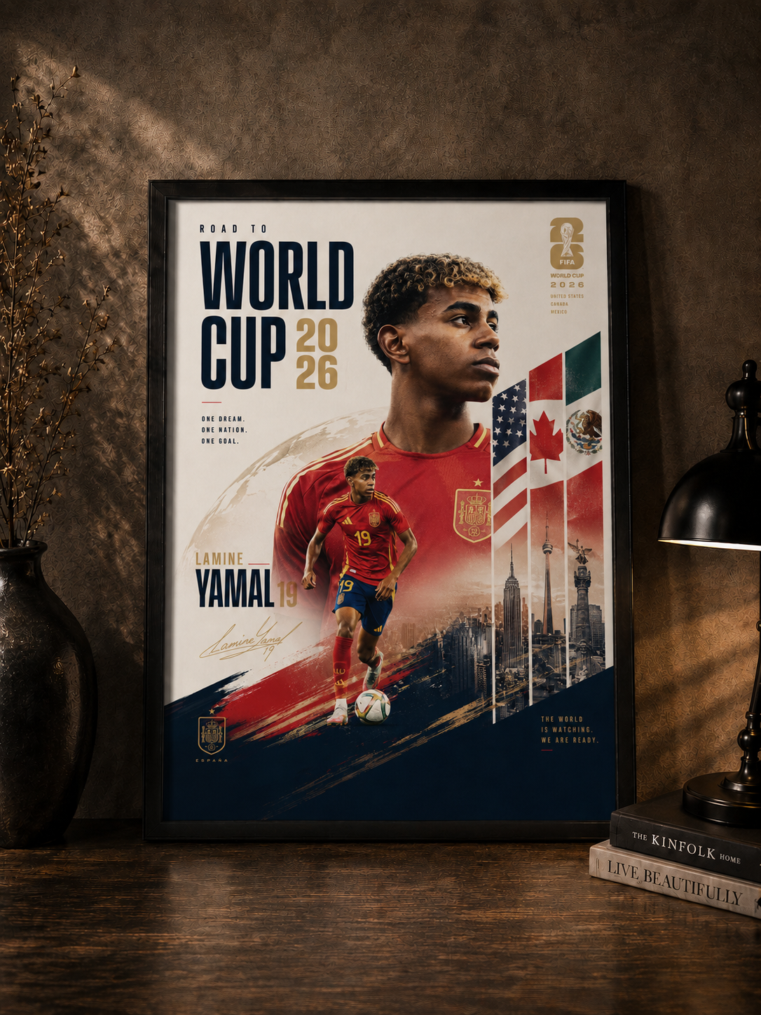 Lamine Yamal "Mundo" - Premium Football Poster