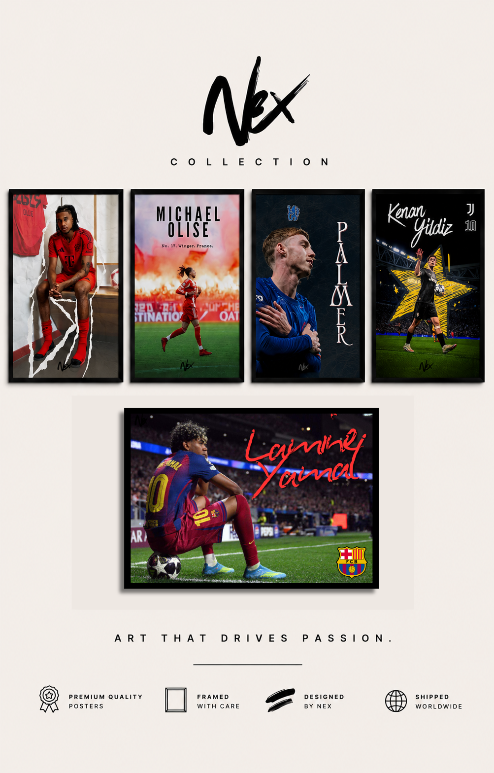 Plakat w ramce – Neymar Jr.